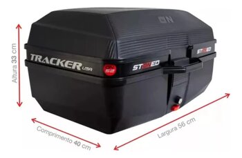 BAU 52 LITROS TRACKER PRETO STONED