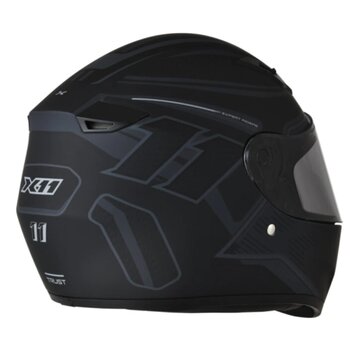 CAPACETE X11 TRUST PRO 11 PRETO/CINZA FOSCO