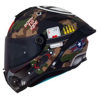 CAPACETE MT HELMETS TARGO S PATTON A1 - MATTE
