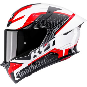 CAPACETE KYT TT-REVO SPEEDING WHITE/RED