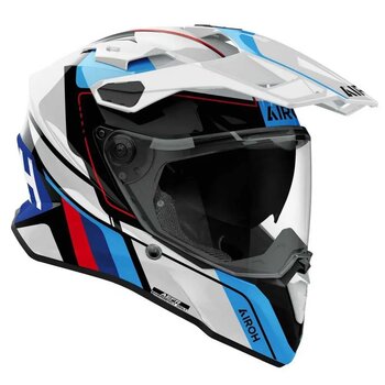 CAPACETE AIROH COMMANDER 2 SKIP WHITE/RED GLOSS