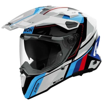 CAPACETE AIROH COMMANDER 2 SKIP WHITE/RED GLOSS