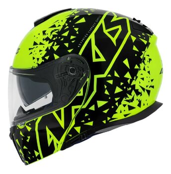 CAPACETE AXXIS GECKO SV STAMP B3 - YELLOW FLUO GLOSS