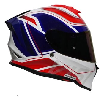 CAPACETE ORIGINE DINAMO GALAXI BLUE-RED-WHITE GLOSS