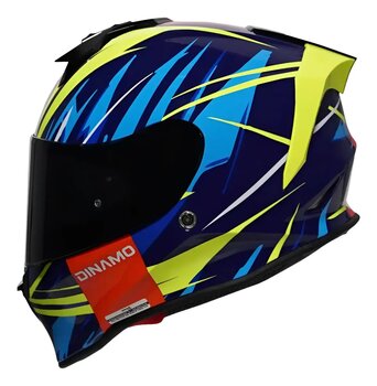 CAPACETE ORIGINE DINAMO REVO NEON YELLOW RED BLUE GLOSS