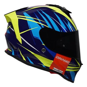 CAPACETE ORIGINE DINAMO REVO NEON YELLOW RED BLUE GLOSS