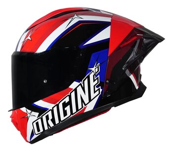 CAPACETE ORIGINE PISTA FLAG AMERICA RED GLOSS