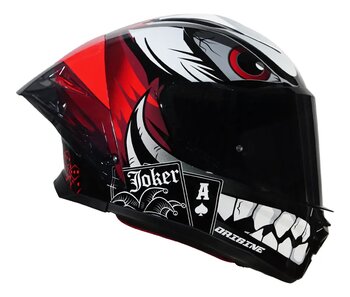 CAPACETE ORIGINE PISTA JOKER BLACK RED GLOSS