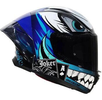 CAPACETE ORIGINE PISTA JOKER BLUE BLACK GLOSS