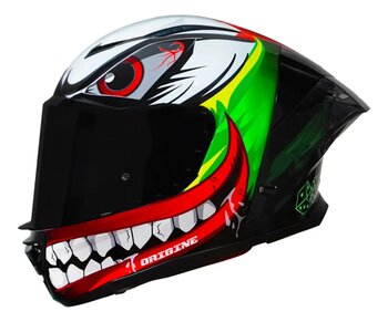 CAPACETE ORIGINE PISTA JOKER GREEN BLACK