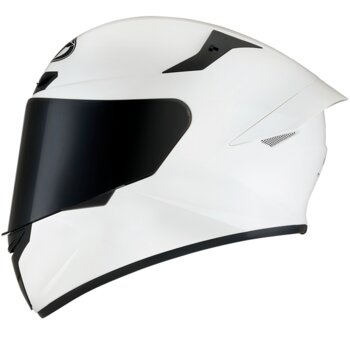 CAPACETE KYT TT COURSE PLAIN WHITE